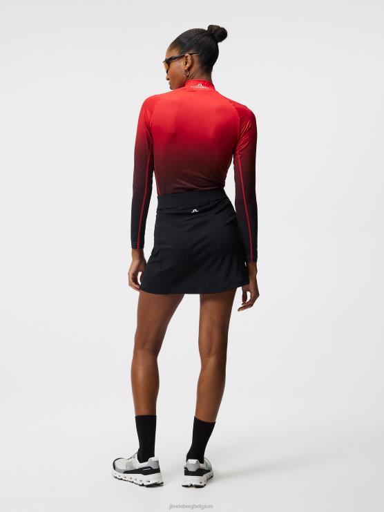 kleding DV4NR1642 vrouwen zwart J.Lindeberg Amélie midrok